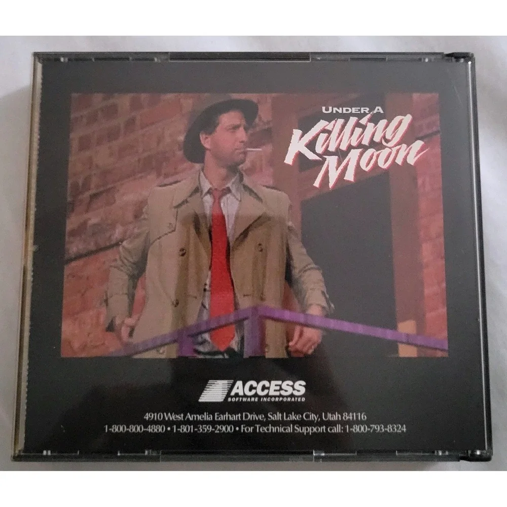 Under a Killing Moon PC Game MS DOS 1994 Vintage Tex Murphy Access 4 CD ROM